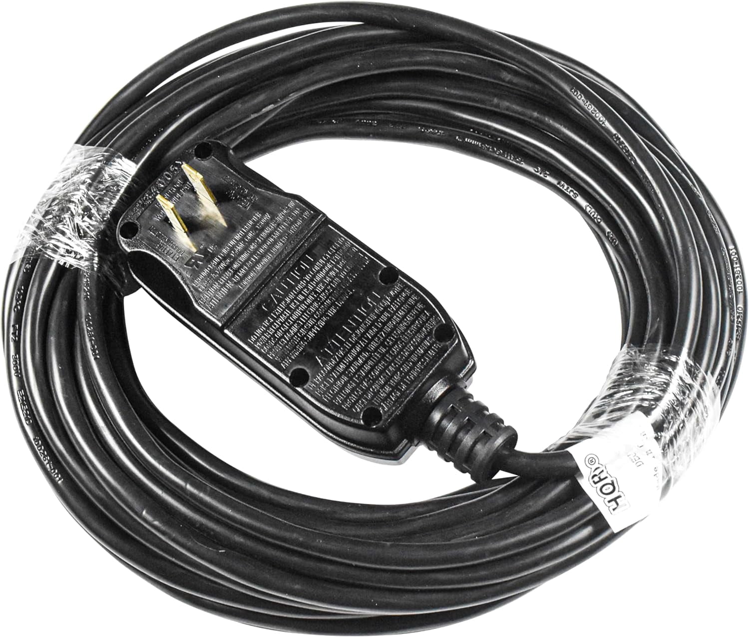 HQRP GFCI AC Power Cord Replacement for Ryobi, Homelite, Ridgid, Troy-Bilt, Echo, Powerstroke, Workforce, Blackmax Electric Pressure Washer 290426022, 2-Prongs, 36 ft, UL Listed