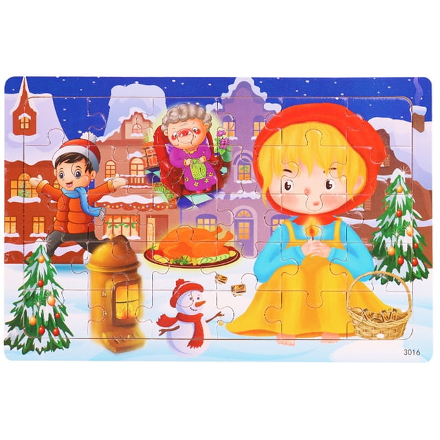 Visland Children Puzzle Exercise Creativity Cognition Skills Intellectual Development Dinosaur Animal School Bus Jigsaw Puzzle Child Toy