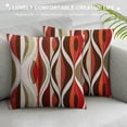 thumbnail image 3 of HENGT  Throw Pillow Cover Mid Century Modern Style Retro with Drop Shapes in Tones Abstract Decorative Throw Pillow Cushion Case for Home Couch Living Room Bed Sofa Car Pillowcase, 3 of 5