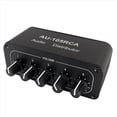 thumbnail image 2 of 2X Distribuidor de Audio de 5 Canales Mezclador de Audio EstéReo 1 Entrada 5 Salidas Divisor para Amplificador de Potencia Audio Activo, 2 of 5
