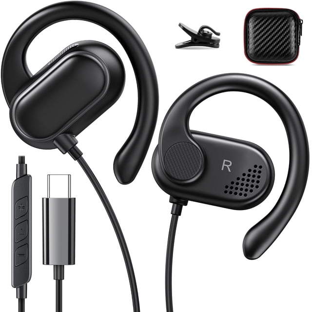Auriculares supraaurales ACANDYA USB-C con cable para iPhone Samsung