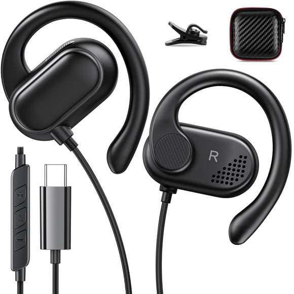 Auriculares supraaurales ACANDYA USB-C con cable para iPhone Samsung