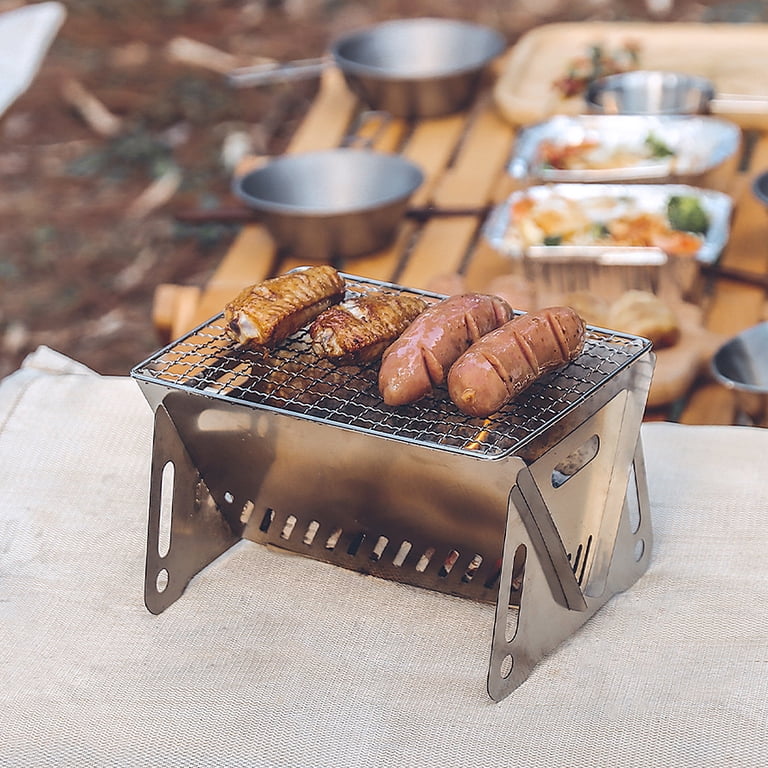 Lixada Camping Stove – Portable Stainless Steel Wood Burning Stove For Backpacking, Hiking & Outdoor Cooking