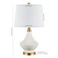 thumbnail image 3 of SAFAVIEH Marlowe Mid-Century Table Lamp, White, Set of 2, 3 of 3