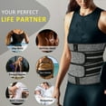 thumbnail image 7 of COMFREE Men&Women's Sauna Waist Trainer Corsets Sweat Belt Neoprene for Weight Loss Abdomen Body Shaper Trimmer Workout Sport Girdle, 7 of 7