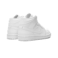 thumbnail image 3 of Jordan MENS Air Jordan 1 Mid "Triple White" 554724 136 from Stadium Goods, 3 of 8