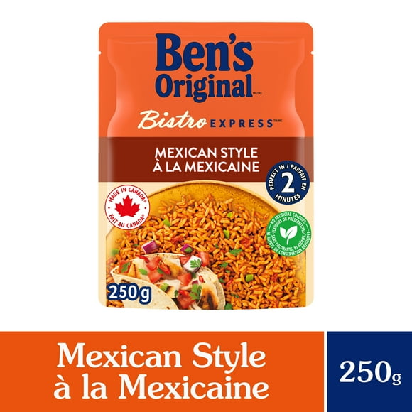 BEN'S ORIGINAL BISTRO EXPRESS Mexican Style Rice Side Dish, 250g Pouch