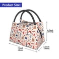thumbnail image 2 of Disketp Paris Insulated Bags, Insulated Cooler Bag Totes for Lunch Beach Camping, 2 of 6