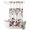 SnowmanXM4069, variant on No Hook Shower Curtain with Built-in Rings - Red Christmas Snowman Washable Waterproof Fabric Bathroom Curtains for Hotel,Rentals, 72X 96 Inch Extra Long , Xmas Balls Snowflakes Pine Branch