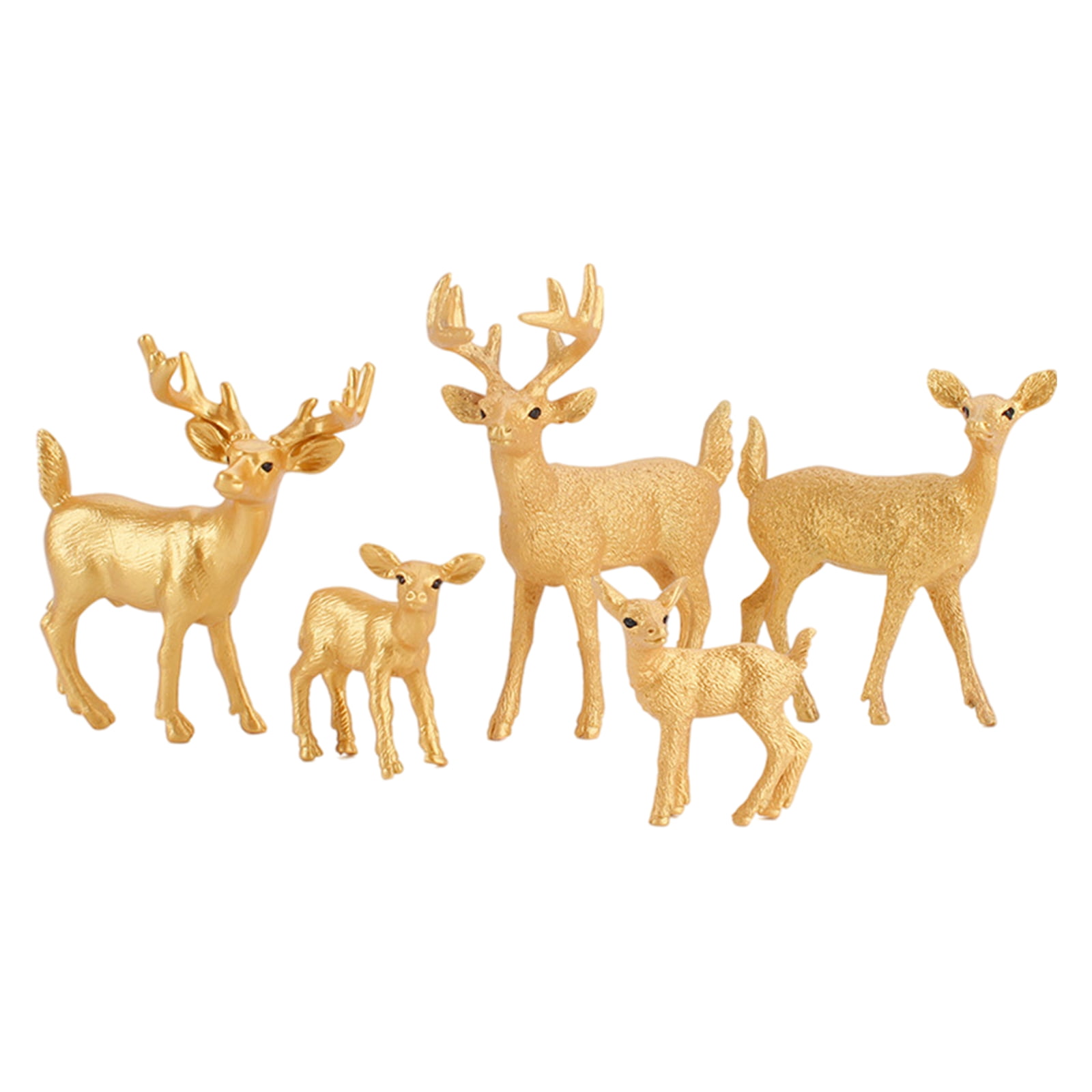 White-tailed Deer Male Deer Baby Deer Doll Christmas Cute Lovely Home Ornament 