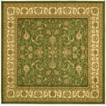 thumbnail image 5 of SAFAVIEH Lyndhurst Priscilla Traditional Bordered Area Rug, Sage/Ivory, 6' x 6' Square, 5 of 5