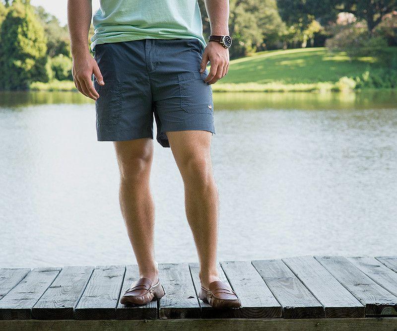 Southern Marsh Dockside Badehose Mayan Dot – Rot, Large, Schnell Trocknend, Mit Reißverschlusstaschen