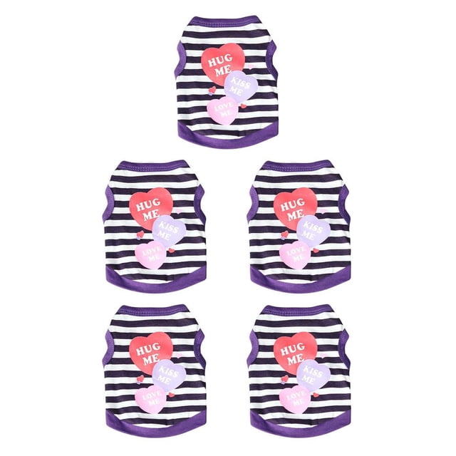 Ropa Chalecos de verano Methold Traje de patrón de beso Chaqueta Perros pequeños Chihuahua púrpura M CBP272144