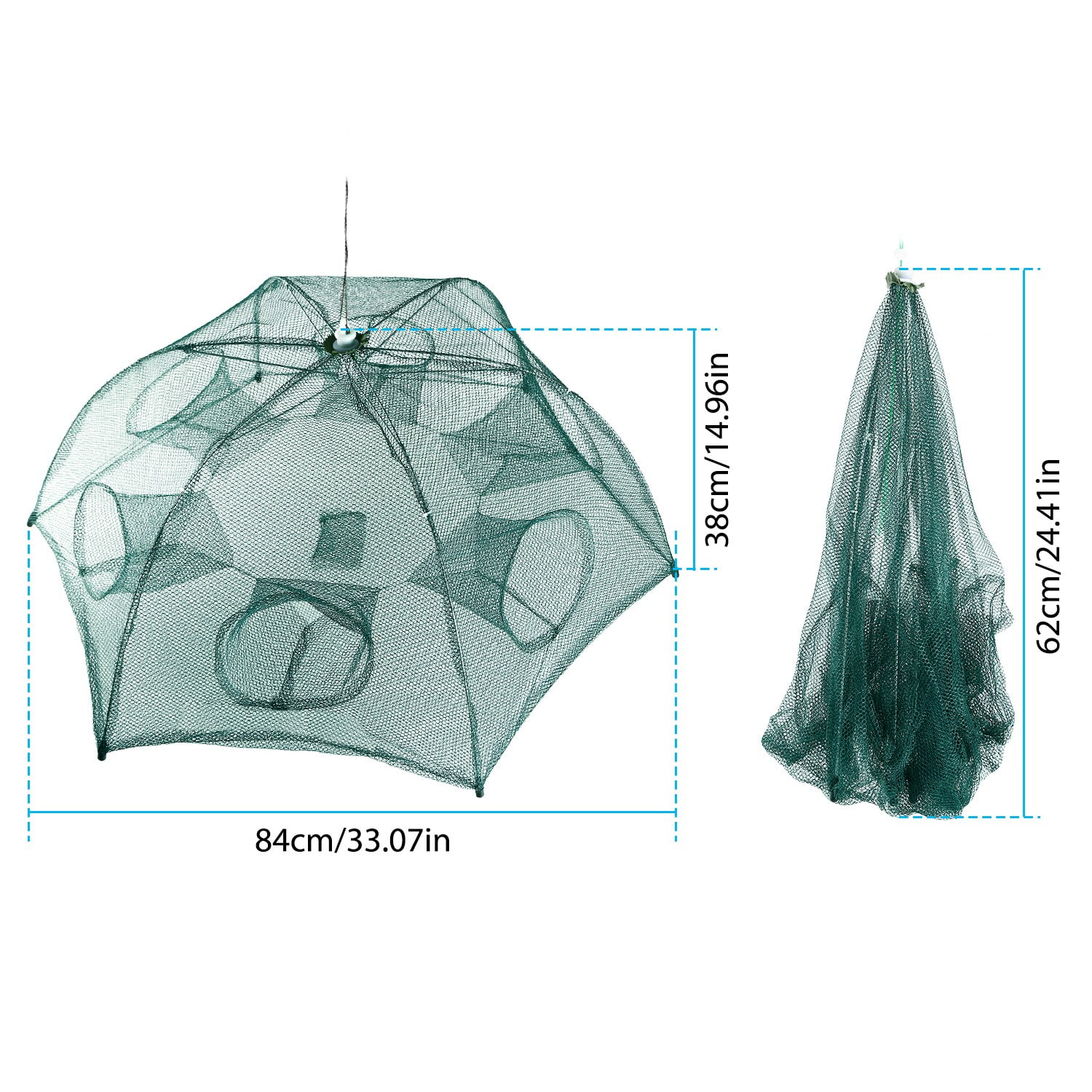 collapsible bait fish trap Promar Live out design Promar Collapsible Crawfish Traps TR-303
