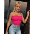 thumbnail image 5 of Women's Basic Casual Strapless Backless Bandeau Bra Tube Top, 5 of 5