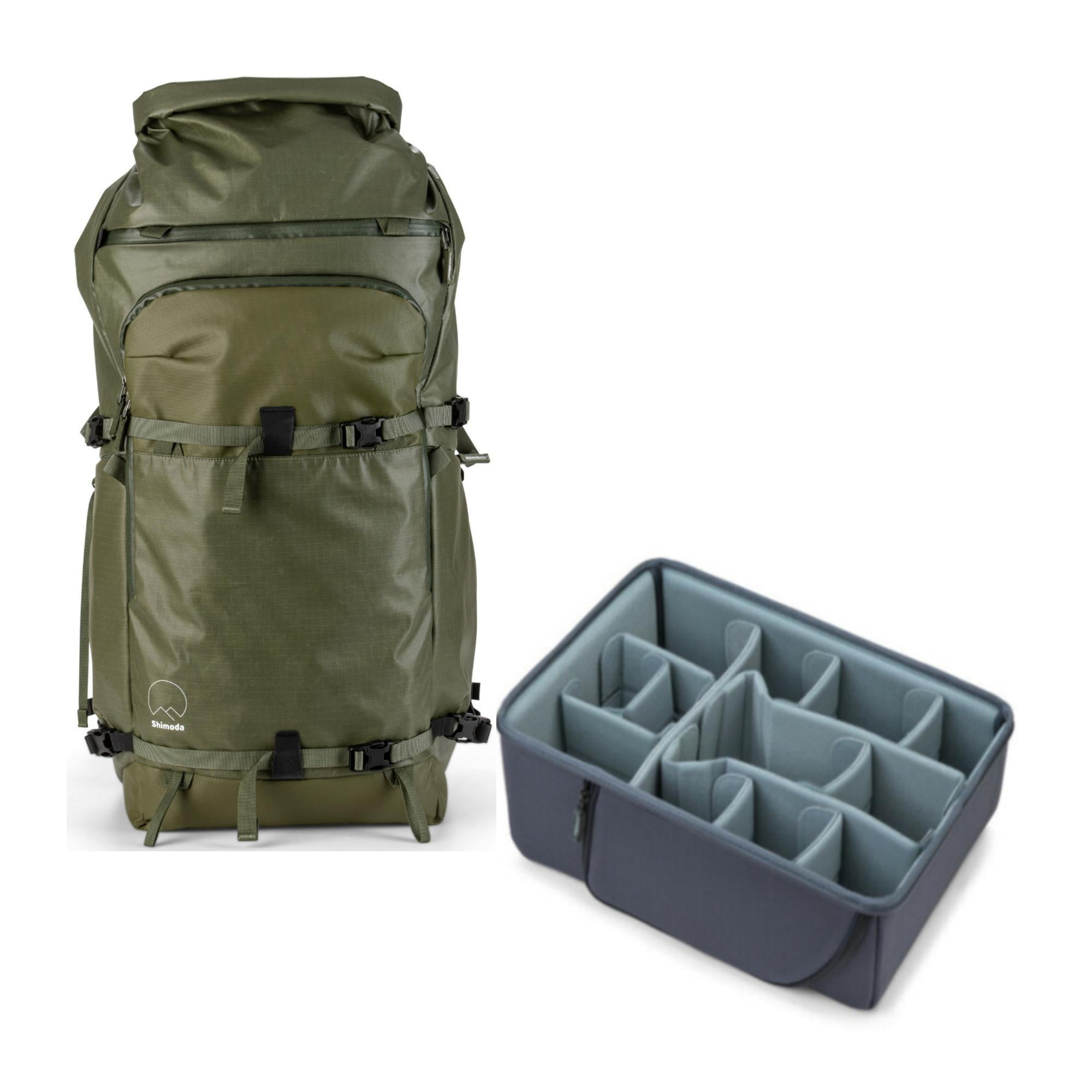 Shimoda Action X50 Backpack (Army Green) with Core Unit Large Padded