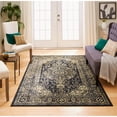 thumbnail image 1 of Mohawk Home Prismatic Damaris Black Traditional Ornamental Oriental Precision Printed Area Rug, 5'x8', Black & Tan, 1 of 5