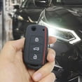 thumbnail image 6 of Silicone Key Fob Cover Jacket Protector Holder Key Protection Case Car Key Holder Protector Black Expression, 6 of 8