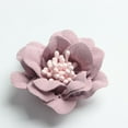 thumbnail image 3 of 10 piezas de adornos de cabezas de camelia para manualidades de accesorios para el cabello de mujer de bricoje 4.5cm , Luz Púrpura BLESIY Cabeza de la flor del camelia, 3 of 8