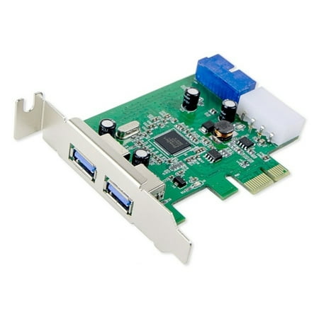 IOCrest USB 3.0 2-port Header PCIe Card LPB Mole Power and Etron Chipset