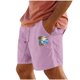 thumbnail image 1 of Pantalones Cortos para Hombre Cintura Elástica con Bolsillos Color Sólido Casual Cordón Suelto Pantalones Cortos de Ejercicio, 1 of 4