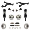 thumbnail image 1 of Transit Auto Rotors de Disque Arrière Patins de Frein, Roulements de Moyeu, Bras de Commande, Tige de Liaison, Assemblage Complet de la Vérin, Ressort à Ressort, Kit de Suspension (11 Pcs) pour Voiture 2010-2012 Subaru Outback 3.6L KM-100358, 1 of 11