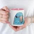 thumbnail image 5 of CafePress - Blue Parrotlet Mug - 11 oz Ceramic Mug - Novelty Coffee Tea Cup, 5 of 6