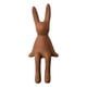 thumbnail image 1 of Figuras de conejo sentado de cerámica, esculturas de animales para estanterías de hoteles y oficinas. color café M, 1 of 9