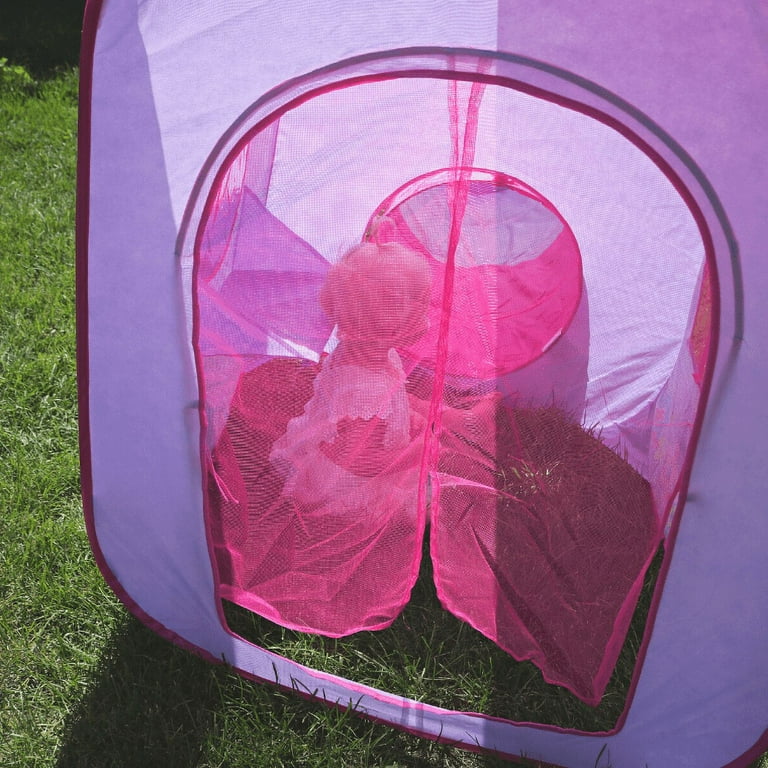 Girl's Pop-Up Tent and Tunnel - Pink Blossom House – M&M Sales Enterprises,  Inc