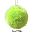 thumbnail image 3 of Nkmbld 12Pcs Christmas Ball Ornaments Set Lime Green Furry Christmas Ornaments for Tree Green Christmas Hanging Decorations, Green, 3 of 8
