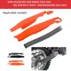 thumbnail image 2 of protectores de brazo oscilante trasero para motocicleta, cubierta de brazo oscilante para 125 200, color naranja, 2 of 5