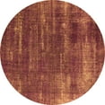 thumbnail image 1 of Ahgly Company Indoor Round Oriental Orange Industrial Area Rugs, 4' Round, 1 of 4
