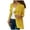 Yellow, variant on CAICJ98 Long Cardigans for Women Fall Women's Button Vee Neck Long Sleeve Rib Knit Cardigan Sweaters ,S