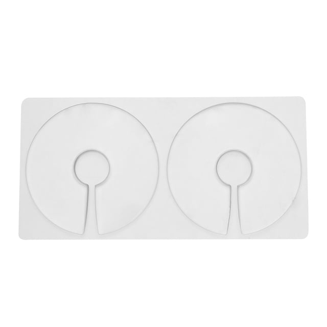 Graflsoa Silicone Nipple Covers (2-Pack) - Round Shape, Transparent, All Skin Types, 100mm Size
