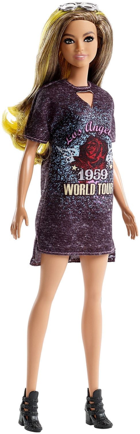 Barbie Fashionistas Rockstar Glam Doll