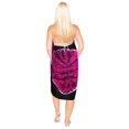 thumbnail image 4 of HAPPY BAY Women's Beach Wrap Bikini Swimwear Swim Cover up Summer Wraps Swimsuit Beachwear Sarong Coverups Skirts for Women One Size Tie Dye, Black, 4 of 5
