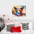 thumbnail image 4 of Naloa Colorful Art Dog Print Canvas Bathroom Wall Art,Bathroom Wall Art Decoration, Canvas Poster Prints,Decorative Paintings for Living Room, Bathroom, Kids Room, 4 of 6