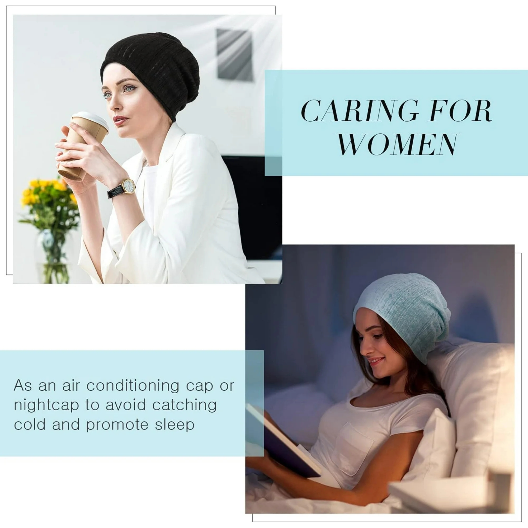 5 Pieces Womens Slouchy Beanie Hat Stretch Turban Honduras 