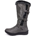 thumbnail image 2 of DREAM PAIRS Women's Winter Fully Faux Lined Zipper Closure Snow Knee High Boots, 2 of 5