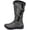 GREY/PU, variant on DREAM PAIRS Women's Winter Fully Faux Lined Zipper Closure Snow Knee High Boots MINX