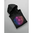 thumbnail image 3 of Abstract Space Circle Graphic Hoodie Men -Image by Shutterstock, Male Large, 3 of 4