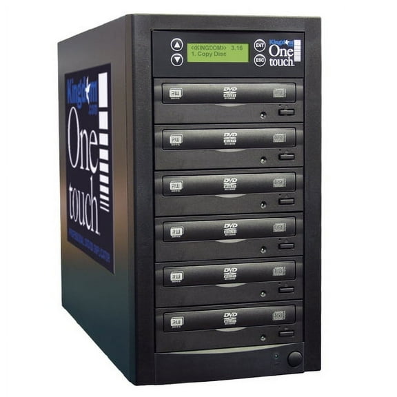 Kingdom One Touch 5 Copy DVD CD Duplicator with 320 GB Hard Drive