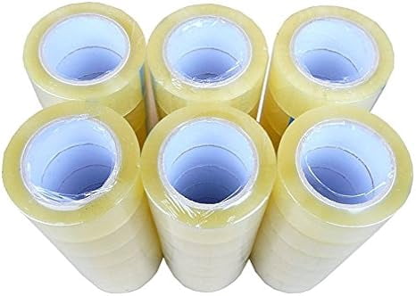 meshy-fency 36 Rolls Clear 2 Mil Carton Shipping Box Sealing Packing Tape 2" x 110 Yards