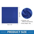 thumbnail image 4 of Unique Bargains Headliner Fabric Interior Trim DIY Roof Repair Replacement Suede Fabric Blue 5.9" L × 5.9" W, 4 of 7