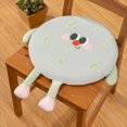 thumbnail image 2 of Biscuit Almohada Galleta Redonda de Peluche de Juguete Realista de Alimentos Snack Cojín de Asiento de Juguete de Felpa Prop Regalo Verde, 2 of 7