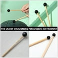 thumbnail image 2 of Miangastore 2 Pcs Bâtons de Maillet en Bois Accessoires d'Instruments, 2 of 8