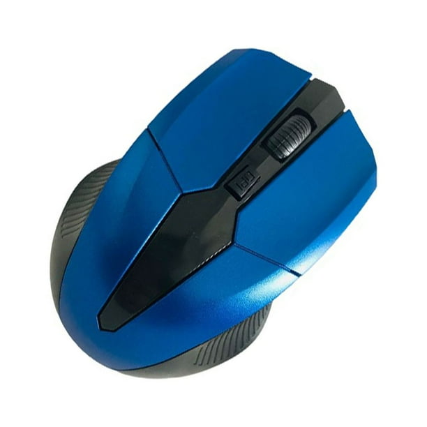 Ratón óptico Cateissary inalámbrico ergonómico 2.4G Azul