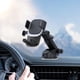thumbnail image 5 of Soporte universal para teléfono de coche - salpicadero y soporte parabrisas con giro de 360° para teléfonos de 4,7-7 pulgadas, operación segura con una sola mano, acceso al puerto de carga, plata, 5 of 6
