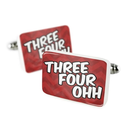 Cufflinks 340 Charlotte Amalie, VI redPorcelain Ceramic NEONBLOND