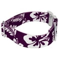 thumbnail image 4 of Country Brook Petz® 1 1/2 inch Premium Purple Hawaiian Dog Collar, Large, 4 of 5